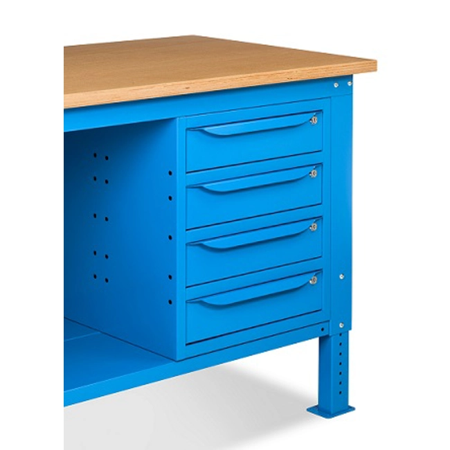 Vendita online Banco Work Up 1504 piano Multiplex mm.1500x750x732/1107H - Blu RAL5012